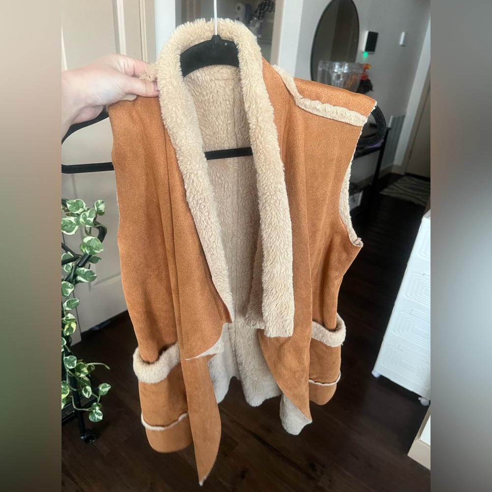 fuzzy vest